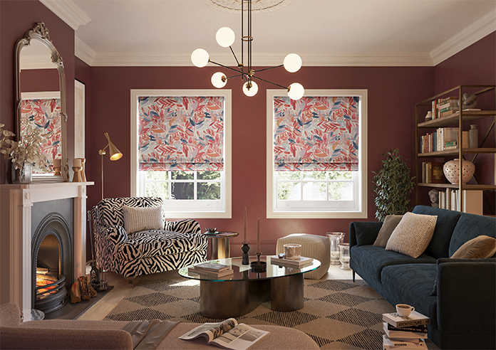 Acer, Mulberry - Roman Blind - Image 8